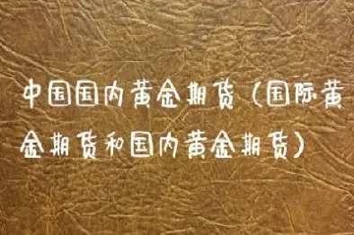 国内黄金期货股票价格(国内黄金期货股票价格走势)_https://qh.meihuadianqi.com_期货分析_第1张